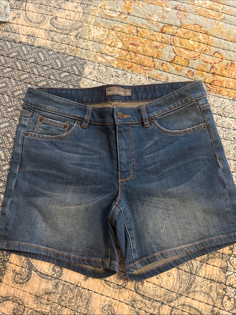 L.L. Bean Blue Denim Shorts